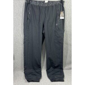 Dickies Medical Jogger Scrub Pants Black Women's Size L-Tall Dynamix Tapered Leg